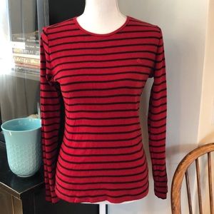 Ralph Lauren classic striped long sleeve t shirt